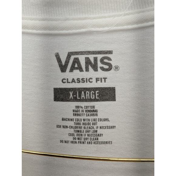 NWT Vans Keep It Local New York Apple Long Sleeve T-Shirt in White size XL - Picture 5 of 7